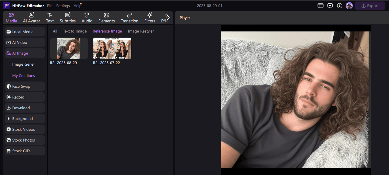 transform animal picture to human picture with edimakor ai