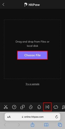reverse video without app
