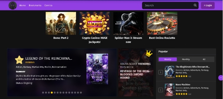 無料で読める韓国漫画サイト