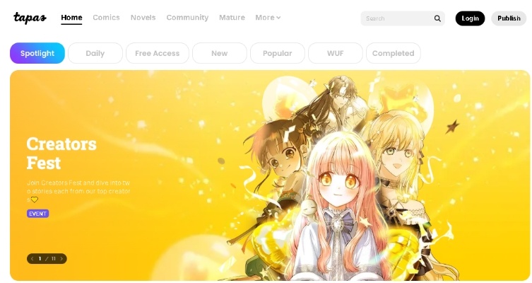 漫画ウェブサイトリスト