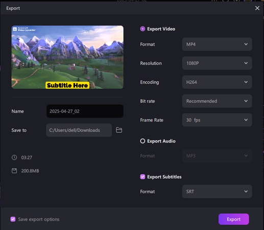 translate facebook video online