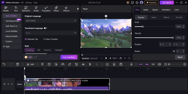translate facebook video to english