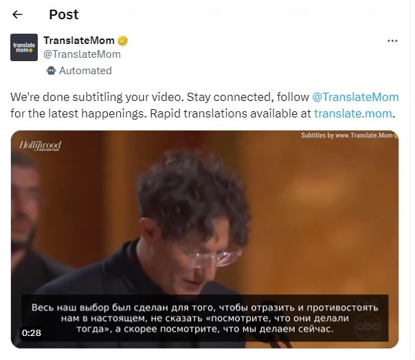 twitter translation bot