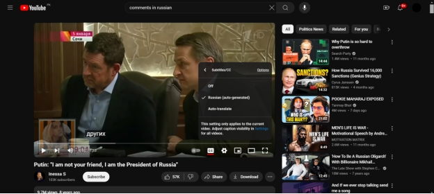 youtube auto translate