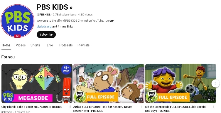 cartoon streaming sites