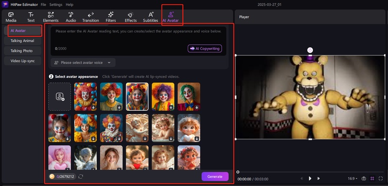 fredbear voice fan made