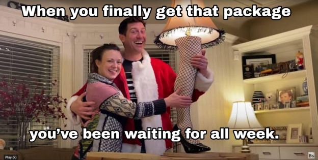 christmas story leg lamp meme