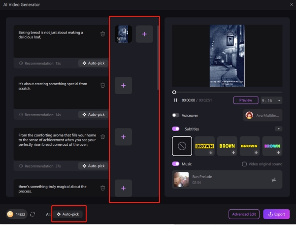 add tiktok footages