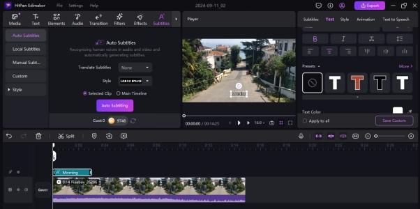 add subtitles to video