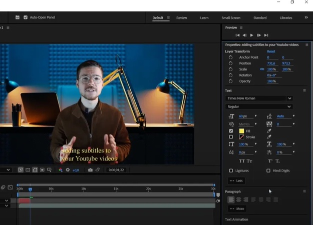 After Effects用字幕ジェネレーター
