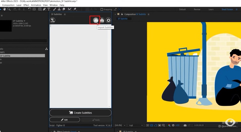 AE字幕アニメーション