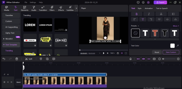 blue saree caption for Instagram Pinterest