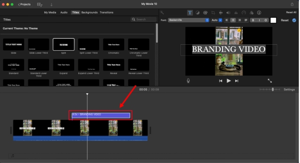 how to add subtitles in imovie on mac