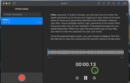 如何在 iPhone 上轉錄語音備忘錄