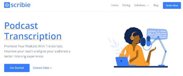 manual transcription platform scribie