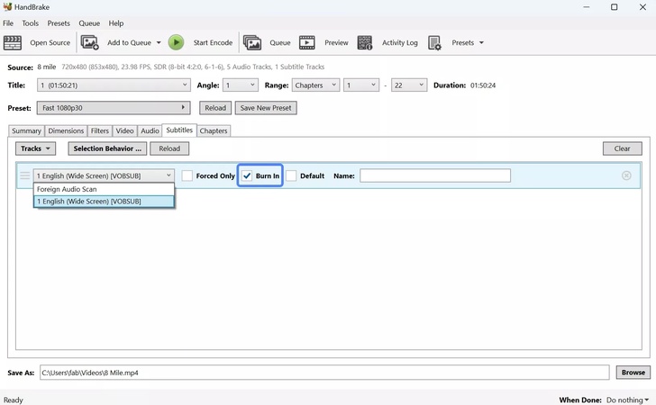 pgs subtitles handbrake
