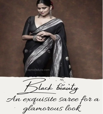 saree captions for Instagram Pinterest