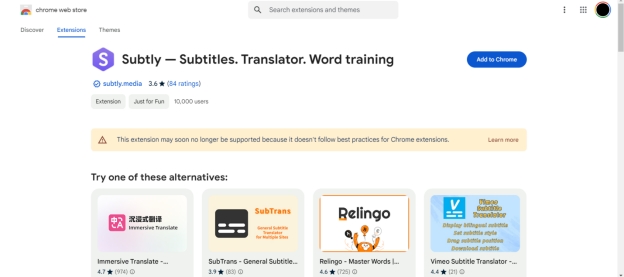 넷플릭스 자막 번역 확장 프로그램