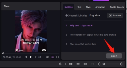 use the local subtitle feature to add the vtt file