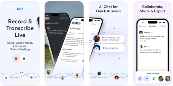 語音備忘錄轉錄應用 iphone Otter.ai