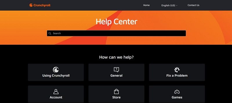 crunchyroll help center