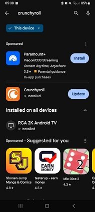 crunchyroll update