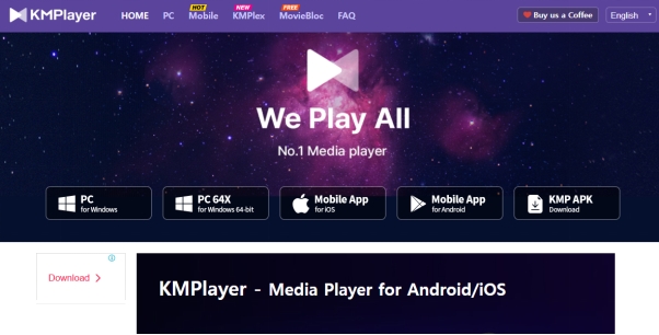 kmplayer mov format player