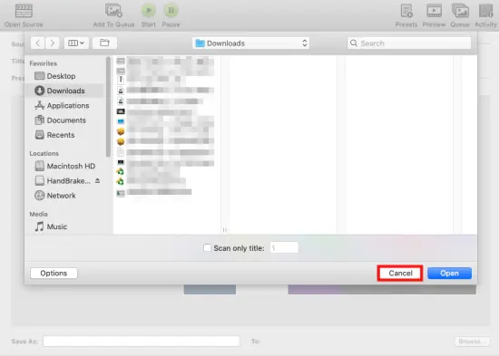 add avi files to handbrake