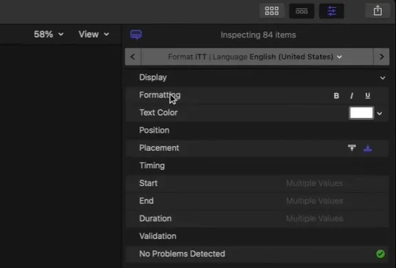 ajouter des sous-titres dans final cut pro