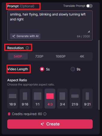ai camera movement luma