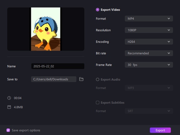 can you loop a video on imovie