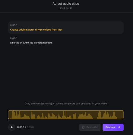 captions mirage videos