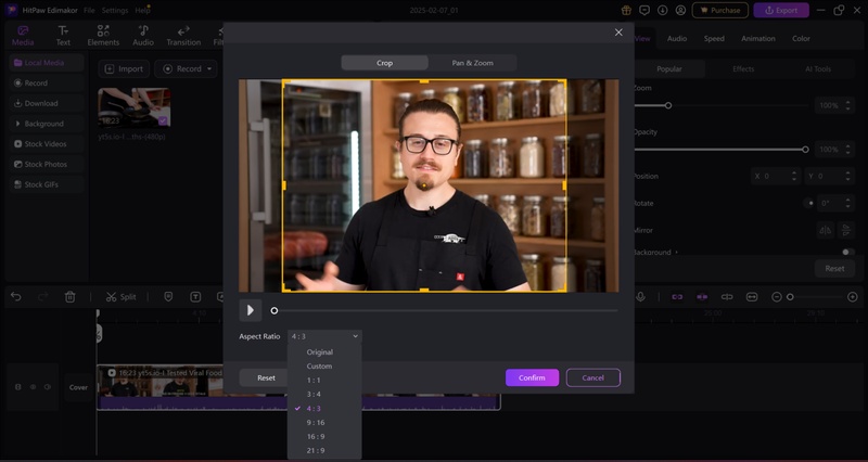edimakor change aspect ratio 2