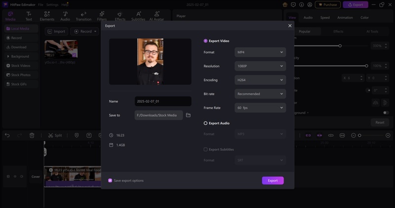 edimakor change aspect ratio 4