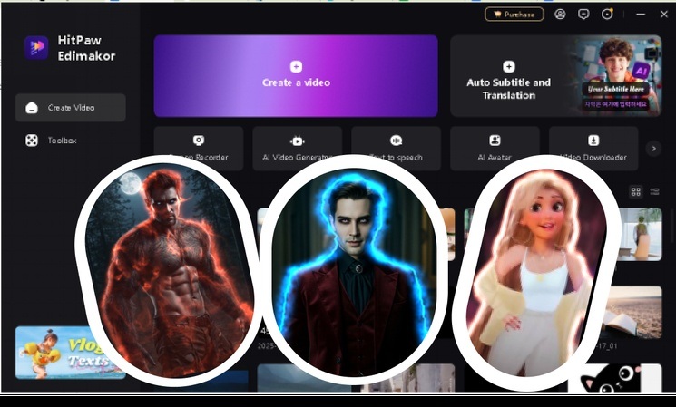 character glow effect