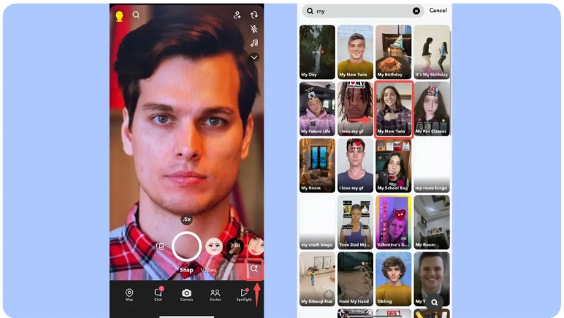 choisir le filtre d'échange de genre
