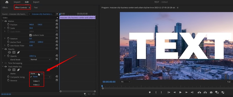 テキストレイヤーを選ぶ