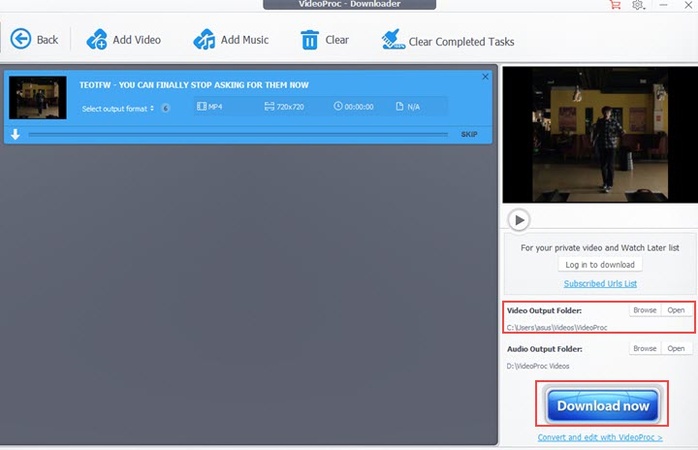 convert twitter video to download