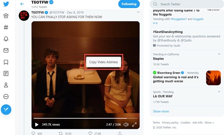 convert video to twitter