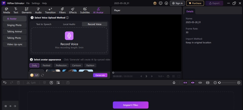 create viral ai baby podcast video-record directly