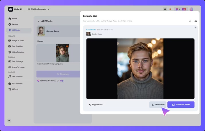 télécharger une photo de genre inversé