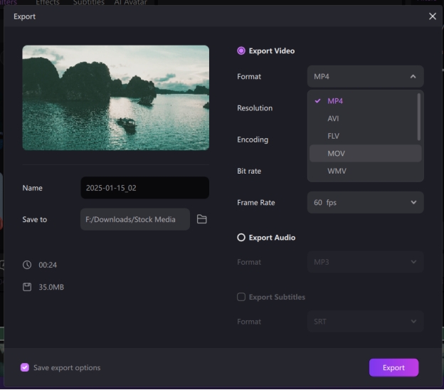 edimakor convert webm to mp4