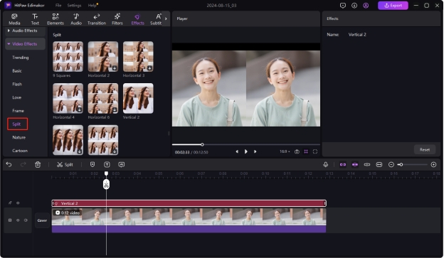 edimakor split effect