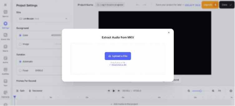 extract video and audio from mkv