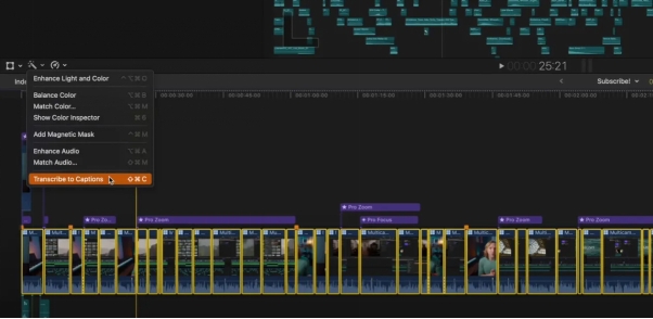 comment ajouter des sous-titres dans final cut pro