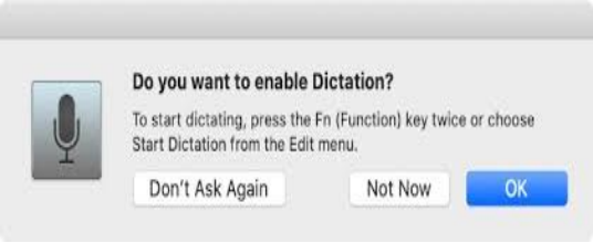 how to do dictation on mac