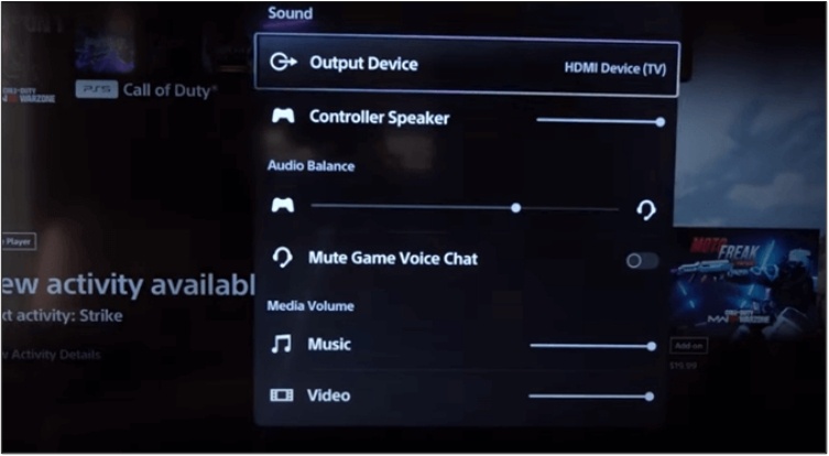 PS5 스포티파이 소리를 키우는 방법2