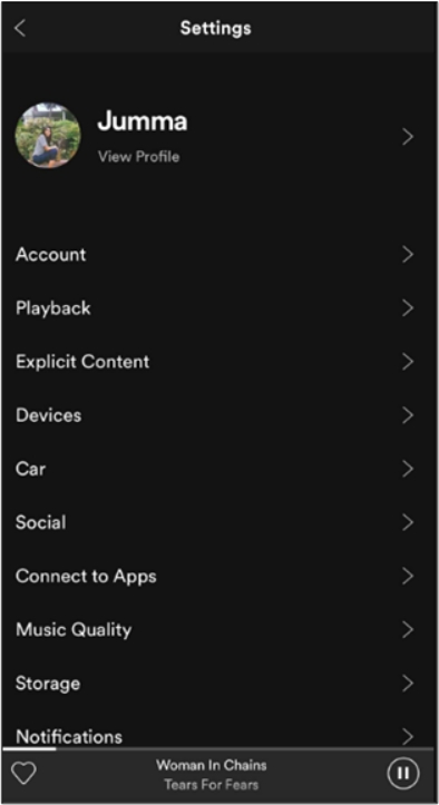 모바일 스포티파이 소리를 키우는 방법2
