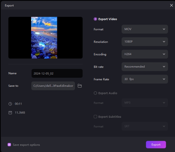 how to speed up the video on imovie