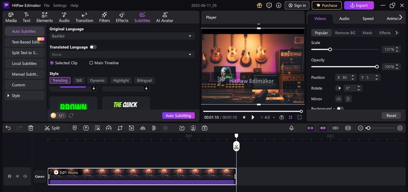 how to turn captions off on tiktok